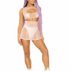 JValentine CLOTHING Mesh Keyhole Top 24 JValentine CLOTHING Mesh Keyhole Top