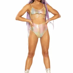 JValentine Snake Skin High-Cut High-Waist Short CLOTHING