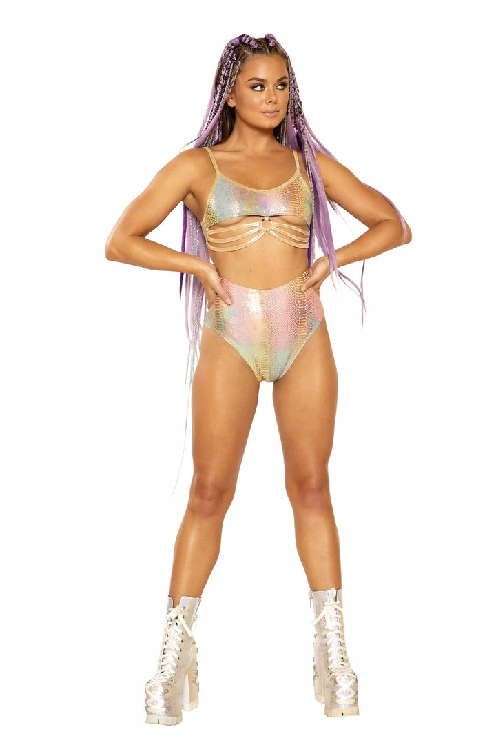 JValentine Snake Skin High-Cut High-Waist Short CLOTHING 4 JValentine Snake Skin High-Cut High-Waist Short CLOTHING