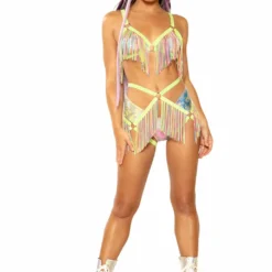 JValentine Rainbow Splash Tiny Short CLOTHING