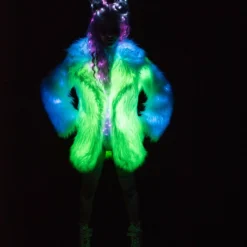 JValentine Light-Up Faux Fur Hip Length Coat 13 JValentine Light-Up Faux Fur Hip Length Coat