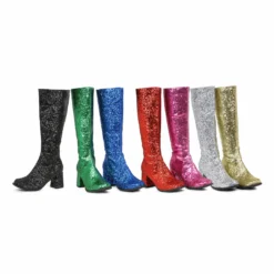 Ellie Shoes Glitter Gogo Boots