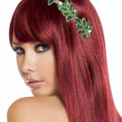 Roma Costume Green Sequin Leaf Head Piece Hair