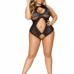 Roma Costume Teddy With Crotchless Bottom LINGERIE