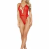 Roma Costume Feminine Bow Teddy With Bow & Cross Strap Detail LINGERIE 2 Roma Costume Feminine Bow Teddy With Bow & Cross Strap Detail LINGERIE