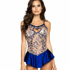 Roma Costume Floral Embroidery Teddy