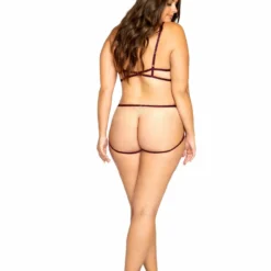 Roma Costume Glittered Multiple Cutout Crotchless Teddy 17 Roma Costume Glittered Multiple Cutout Crotchless Teddy