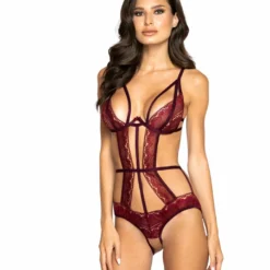 Roma Costume Glittered Multiple Cutout Crotchless Teddy 12 Roma Costume Glittered Multiple Cutout Crotchless Teddy