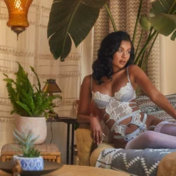 Roma Costume LINGERIE Embroidered Lace & Satin Bustier Set 17 Roma Costume LINGERIE Embroidered Lace & Satin Bustier Set