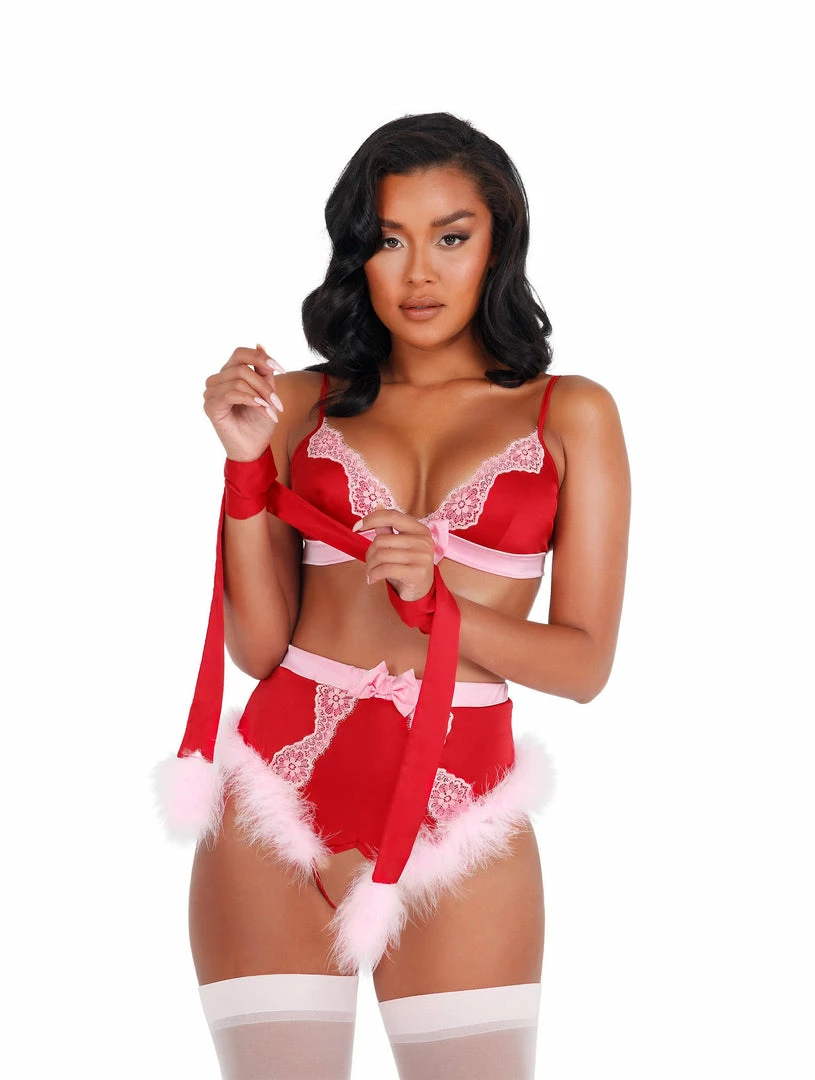 Roma Costume Marabou Bondage Tie LINGERIE 4 Roma Costume Marabou Bondage Tie LINGERIE