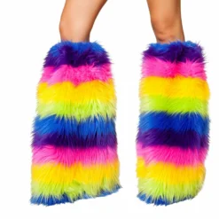 Roma Costume Faux Fur Leg Warmers ACCESORIES 29 Roma Costume Faux Fur Leg Warmers ACCESORIES