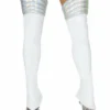 Roma Costume White Space Girl Leggings Costume Accessories 1 Roma Costume White Space Girl Leggings Costume Accessories