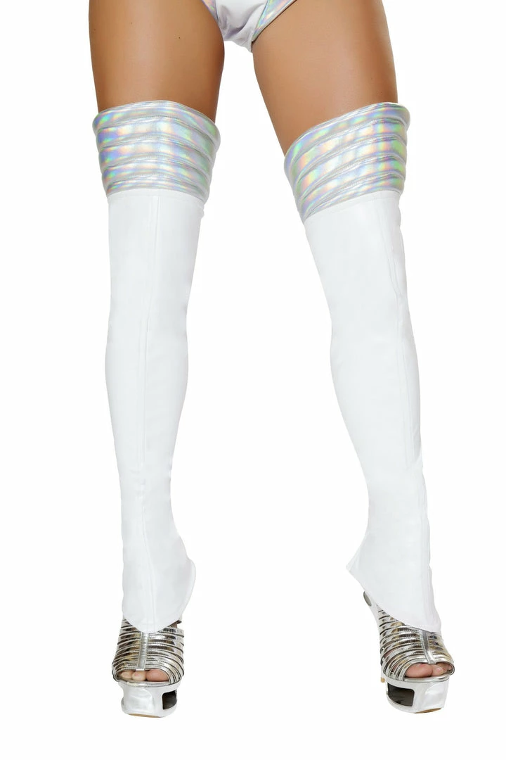 Roma Costume White Space Girl Leggings Costume Accessories 3 Roma Costume White Space Girl Leggings Costume Accessories