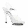 Ellie Shoes 5 Heel Clear Sandal 1 Ellie Shoes 5 Heel Clear Sandal
