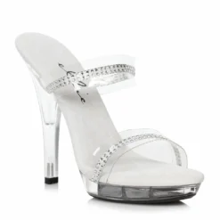 Ellie Shoes 5 Heel Rhinestone Sandal