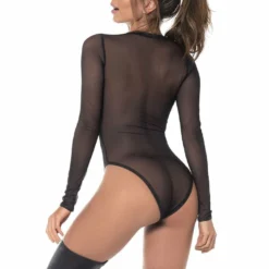 Espiral Police Black Bodysuit Costume COSTUMES