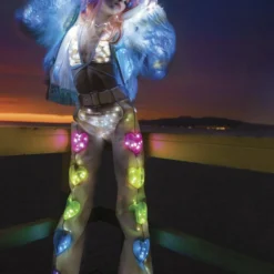 JValentine Light-Up Cosmic Sequin Top