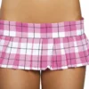 Roma Costume Argyle Pleaded Plaid Skirt