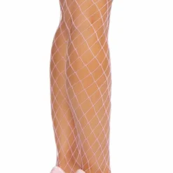 Roma Costume Thigh High Open Fishnet Stocking