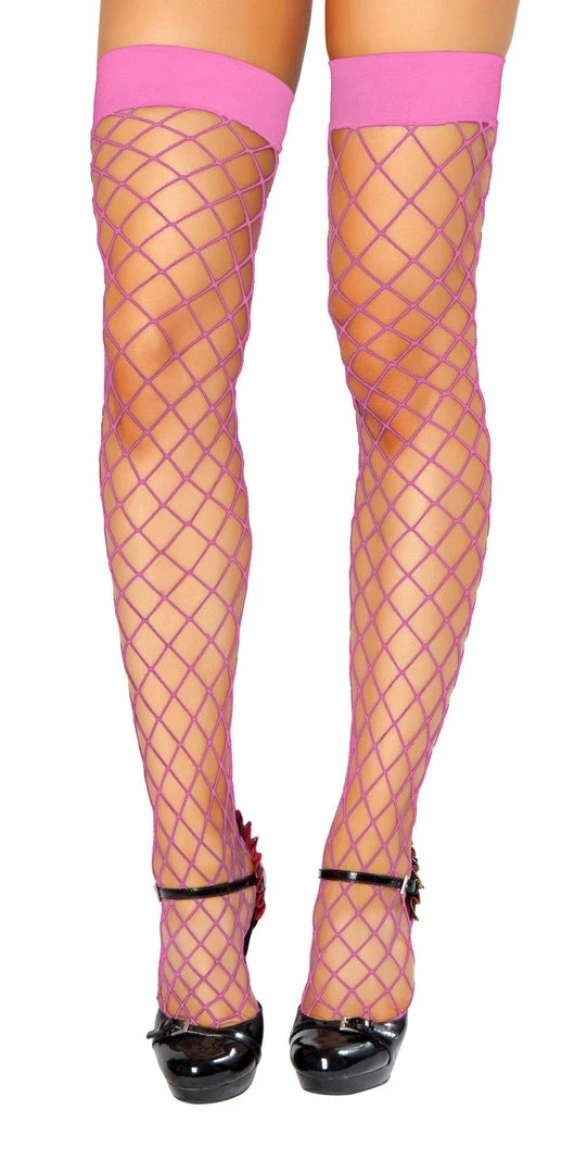 Roma Costume Thigh High Open Fishnet Stocking 5 Roma Costume Thigh High Open Fishnet Stocking