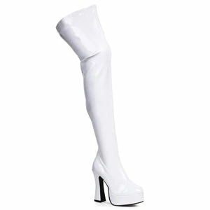Ellie Shoes 5 Chunky Heel Thigh High Stretch Boots 6 Ellie Shoes 5 Chunky Heel Thigh High Stretch Boots