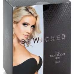Be Wicked Black The Right Places Bra LINGERIE