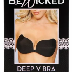 Be Wicked Black Hooked Up Invisible Bra LINGERIE