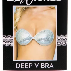 Be Wicked Silver Sequin Adhesive Bra LINGERIE