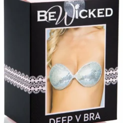 Be Wicked Silver Sequin Adhesive Bra LINGERIE