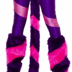 JValentine Cheshire Diagonal Furry Legwarmers