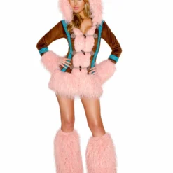 JValentine Pink Mohair Legwarmers