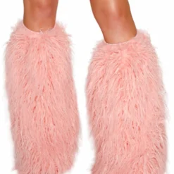 JValentine Pink Mohair Legwarmers