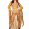 JValentine CLOTHING Honey Suede Long Fringe Shorts