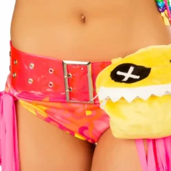 JValentine Clear Hot Pink Belt ACCESORIES