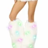 JValentine Rave Leg Warmers & Wraps Light Up White Cosmos Legwarmers