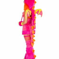 JValentine Pink Dragon Deluxe Hood With Spikes