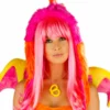 JValentine Pink Dragon Deluxe Hood With Spikes