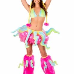 JValentine ACCESORIES Furry Tentacle Octopus Legwarmers