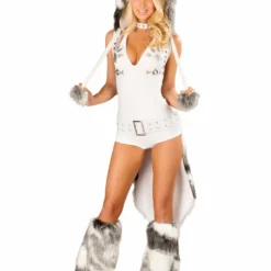 JValentine Rave Accessories White Husky Harness