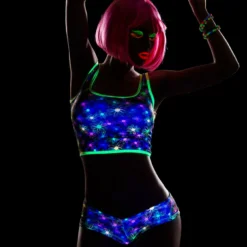 Espiral CLOTHING Electric Daisy Cropped Tank Top