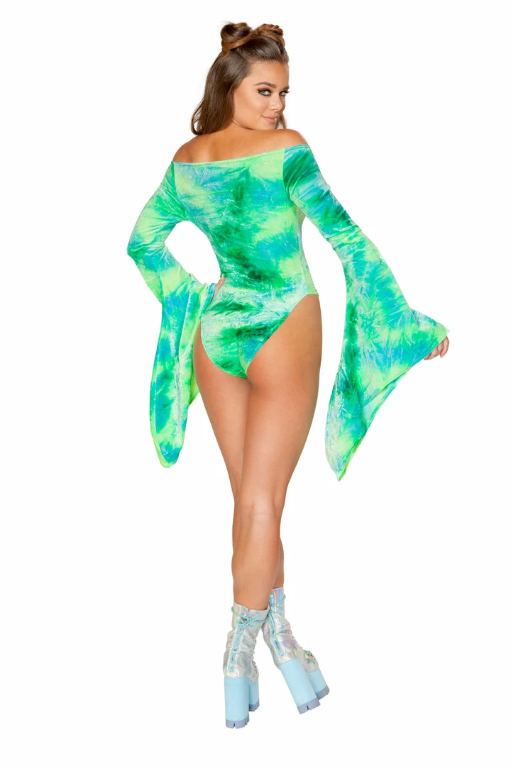 JValentine Tie Dye Velvet Gypsy Bodysuit 6 JValentine Tie Dye Velvet Gypsy Bodysuit
