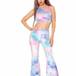 JValentine CLOTHING Cotton Kandi High Neck Velvet Crop Top