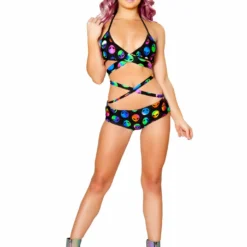 JValentine Alien Light-Up Shorts CLOTHING