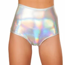 JValentine Hologram Foil High-Waist Short CLOTHING