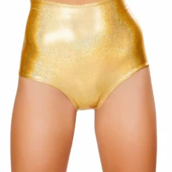 JValentine Gold Twinkle High-Waist Short CLOTHING