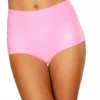 JValentine Baby Pink Solid High-Waist Shorts