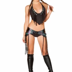 JValentine Dark Night Fringe Top CLOTHING