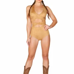 JValentine CLOTHING Desert Faux Suede High-Waist Short