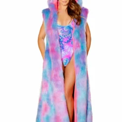 JValentine Jackets & Coats Cotton Kandy Fur Hooded Duster