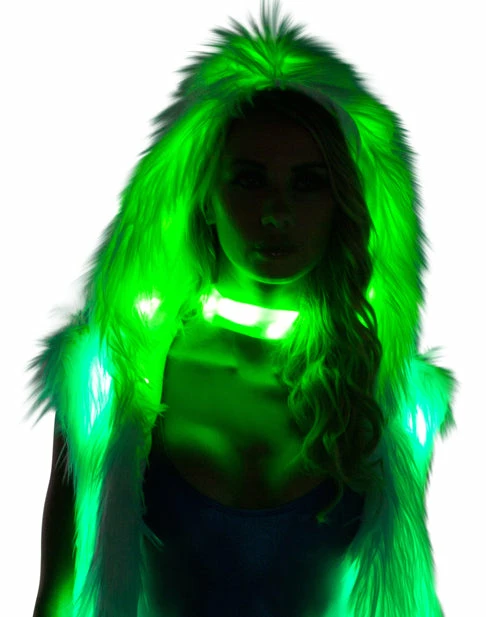 JValentine Rave Accessories Green Light-Up Choker 3 JValentine Rave Accessories Green Light-Up Choker
